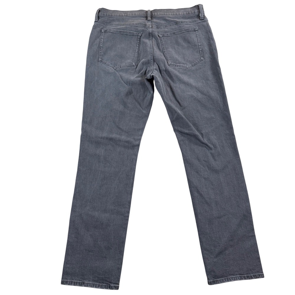 J.Crew Flex Straight Fit Jeans Mens 34x32 Gray Stretch Denim Pants - Picture 2 of 8